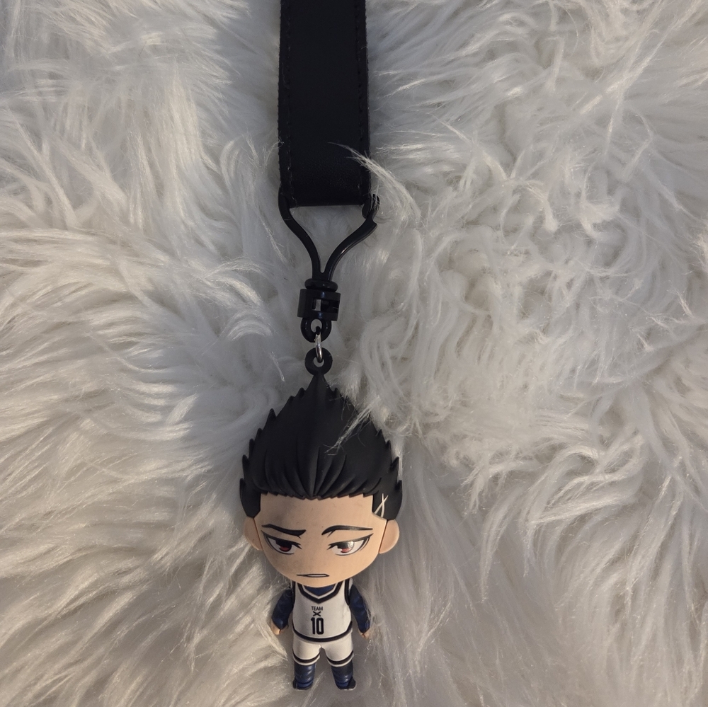 Blue Lock Series 1 Figural Bag Clip Shouei Barou Keychain.
